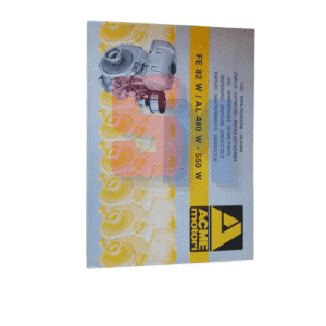 USO MANUTENZIONE RICAMBI ACME FE 82W AL 480W 550W