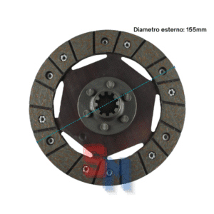 DISCO FRIZIONE AEBI AM41 DIAMETRO 155mm DENTI 10 23X18mm