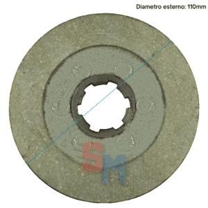 DISCO FRIZIONE MOZZO BASSO MOTOZAPPA CASORZO CU6 DIAMETRO 110mm DENTI 6 (30X26)