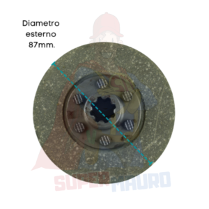 DISCO FRIZIONE ad. MAG BRUMI FORT DIAMETRO 87mm DENTI 8 (15x12)