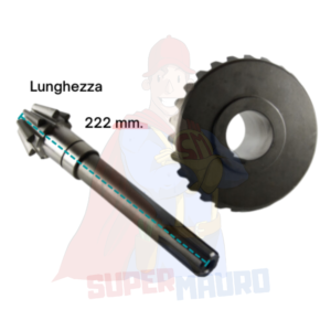 COPPIA CONICA PIGNONE + CORONA ad. MOTOCOLTIVATORE VALPADANA VMC14 DENTI 8 27