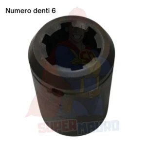 BOCCOLA SCANALATA ad. MOTOCOLTIVATORE GOLDONI FRESA 22 22M FERRARI 74 DENTI 6