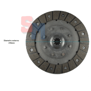 DISCO FRIZIONE ad. VALPADANA AGRIA 2700 3800 D=216mm Z=10 (22X18)