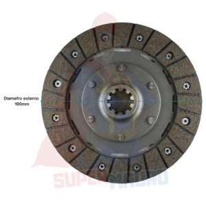 DISCO FRIZIONE ad. PASQUALI 950/958/990 D=190mm Z=10 (29X23)