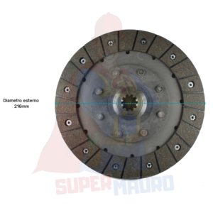 DISCO FRIZIONE ad. VALPADANA AGRIA 2700 3800 D=216mm Z=10 (22X18)