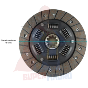 DISCO FRIZIONE CON PARASTRAPPI ad. FERRARI MC58 MT65/60 D=184mm Z=10 (29X23)