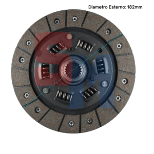 DISCO FRIZIONE CON PARASTRAPPI ad. FERRARI 74/75/76/94/95 ADRIATICA MASTERMAC BERTOLINI YABE 421/ 424/432 D=182mm Z=20 (23x20)