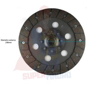 DISCO FRIZIONE ad. TRATT.FURIA-FB3500 4MR D=216mm Z=13 (23X19)