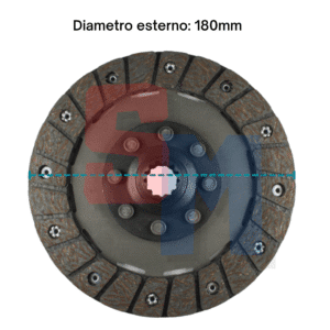 DISCO FRIZIONE ad. BERTOLINI 320/330 D=180mm Z=13 (22X19)