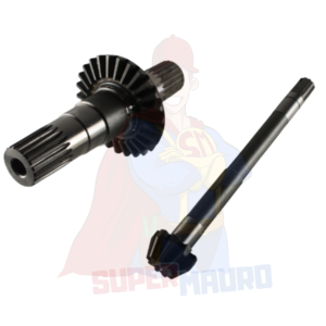 COPPIA CONICA PIGNONE CORONA ALBERO ASSE INTEGRALE MOTOCOLTIVATORE PASQUALI 598 DENTI 9 26