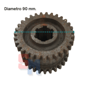 INGRANAGGIO DOPPIO SCORREVOLE MOTOZAPPA SEP 140 DENTI 6 27 31