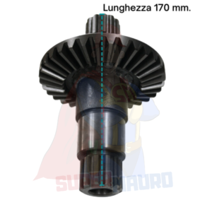 CORONA + ASSE INFERIORE ad. GOLDONI FRESA 22 Z=33 PER PIGNONE Z=10 RIF. ORIG. 3252