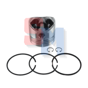 PISTONE COMPLETO SERIE SEGMENTI MOTORE LOMBARDINI 6LD400 CAMERA DECENTRALE SECONDA MAGGIORAZIONE DIAMETRO 87mm RIF. ORIG. 6500.731.540