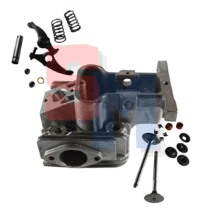 TESTA CILINDRO COMPLETA DI VALVOLE E GRUPPO BILANCIERE MOTORE LOMBARDINI LDA100 LDA820 LDA91 LDA96 LDA97 4LD640 4LD705 4LD820