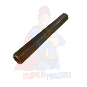 ASSE ESAGONALE FORATO PER ASTA PASSANTE SICILZAPPA ESAGONO 27mm LUNGHEZZA 225mm
