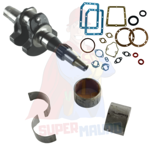 KIT MOTORE VERSIONE MOTOZAPPA + SERIE GUARNZIONI + BRONZINE ad. LOMBARDINI 6LD325/360 LDA520/530