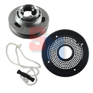PULEGGIA AVVIAMENTO RETE PROTEZIONE VOLANO CORDA MOTORE LOMBARDINI LDA450 LDA451 LDA510 3LD450 3LD451 3LD510 RIF. ORIG. 6961.029