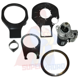 KIT CONVOGLIATORI AVVIAMENTO ELETTRICO + AVVIAMENTO BASE MOTORINO E CORONA ad. LOMBARDINI LDA450/451/510 3LD450/451/510