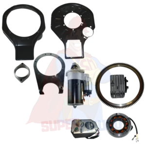 KIT CONVOGLIATORI AVVIAMENTO ELETTRICO + AVVIAMENTO ELETTRICO COMPLETO ad. LOMBARDINI LDA450/451/510 3LD450/451/510