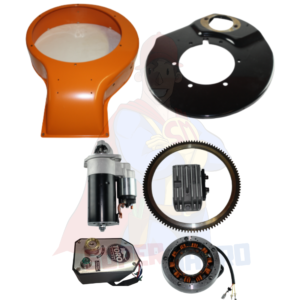 KIT CONVOGLIATORI AVVIAMENTO ELETTRICO + AVVIAMENTO ELETTRICO COMPLETO ad. LOMBARDINI LDA100/820/91/96/97 4LD640/705/820