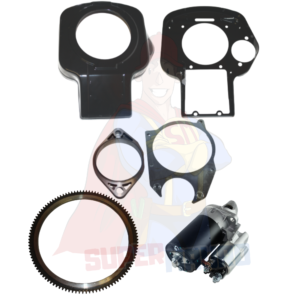KIT CONVOGLIATORI AVVIAMENTO ELETTRICO + AVVIAMENTO BASE ad. LOMBARDINI 6LD325/360/400/435 LDA520/530