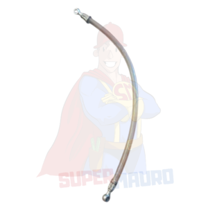 TUBO ALIMENTAZIONE TRASPARENTE DOPPIO OCCHIELLO D=6mm L=363mm